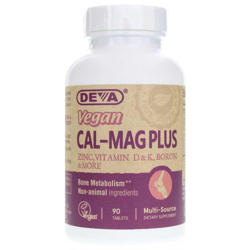 Deva Nutrition Vegan Cal-Mag Plus 90 Tablets