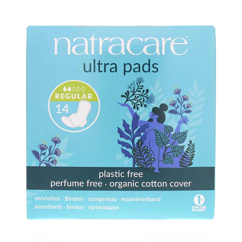 Natracare Natural Organic Ultra Pads Regular 14 Pads