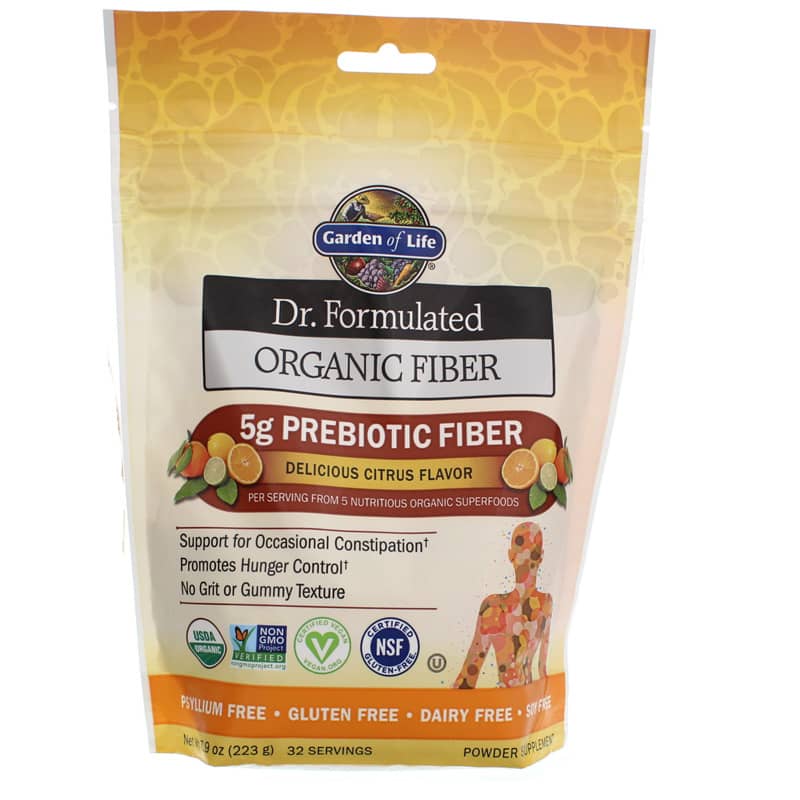 Garden of Life Dr. Formulated Organic Fiber Citrus 7.9 Oz