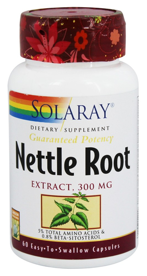 Solaray - Guaranteed Potency Nettle Root Extract 300 mg. - 60 Capsules