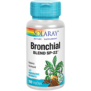 Bronchial Blend SP-22 - Bayberry-Horehound with Homeopathic Nutrients (100 Easy to Swallow Capsules)
