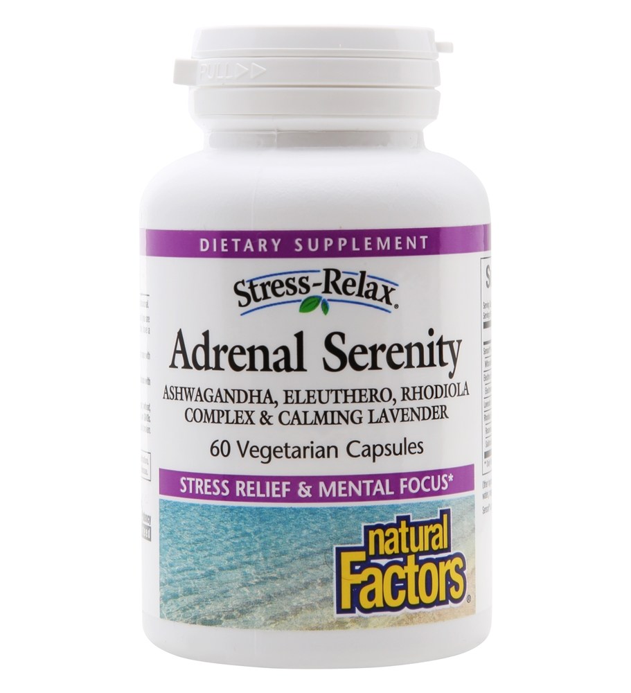 Natural Factors - Stress-Relax Serenity Formula with Sensoril - 60 Capsules