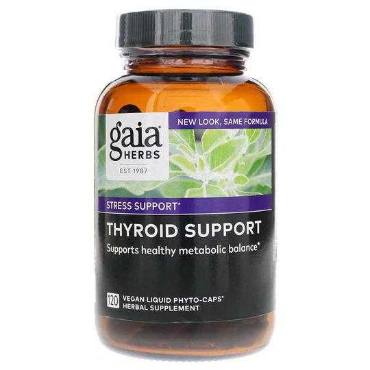 Gaia Herbs Thyroid Support 120 Liquid Phyto Caps