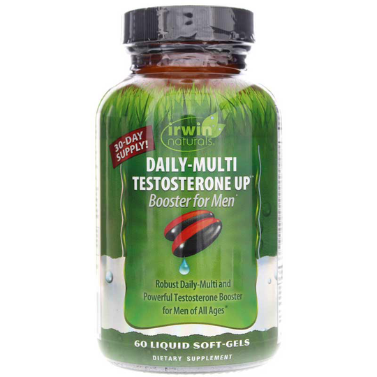 Irwin Naturals Daily Multi Testosterone Up 60 Liquid Softgels