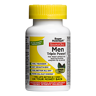 Simply One Triple Power Multivitamin for Men (30 Tablets)