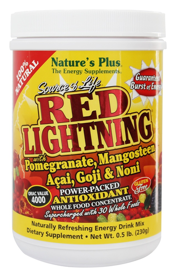 Natures Plus - Source of Life Red Lightning Power Packed Antioxidant - 0.5 lbs.