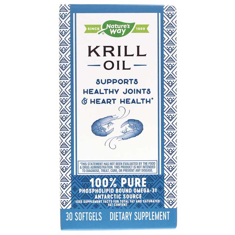 Natures Way Krill Oil 500 Mg 30 Softgels