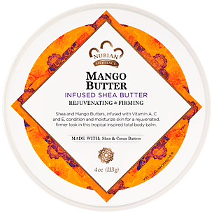 Mango Butter Infused Shea Butter with Shea & Cocoa (4 Ounces)
