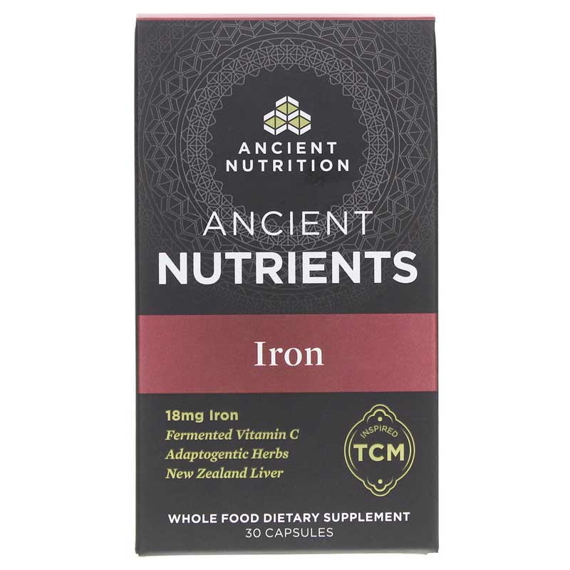 Ancient Nutrition Ancient Nutrients Iron 30 Capsules