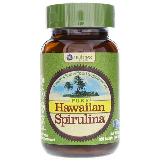Nutrex Hawaii Pure Hawaiian Spirulina 100 Tablets