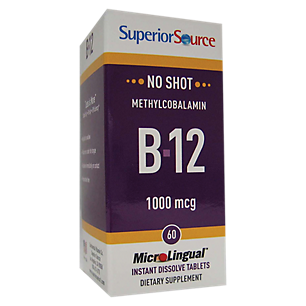 Vitamin B12 Methylcobalamin - 1,000 MCG (60 Dissolving Tablets)