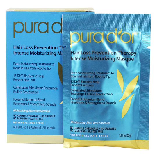 Pura d'or - Hair Loss Prevention Therapy Intense Moisturizing Masque - 12 fl. oz.