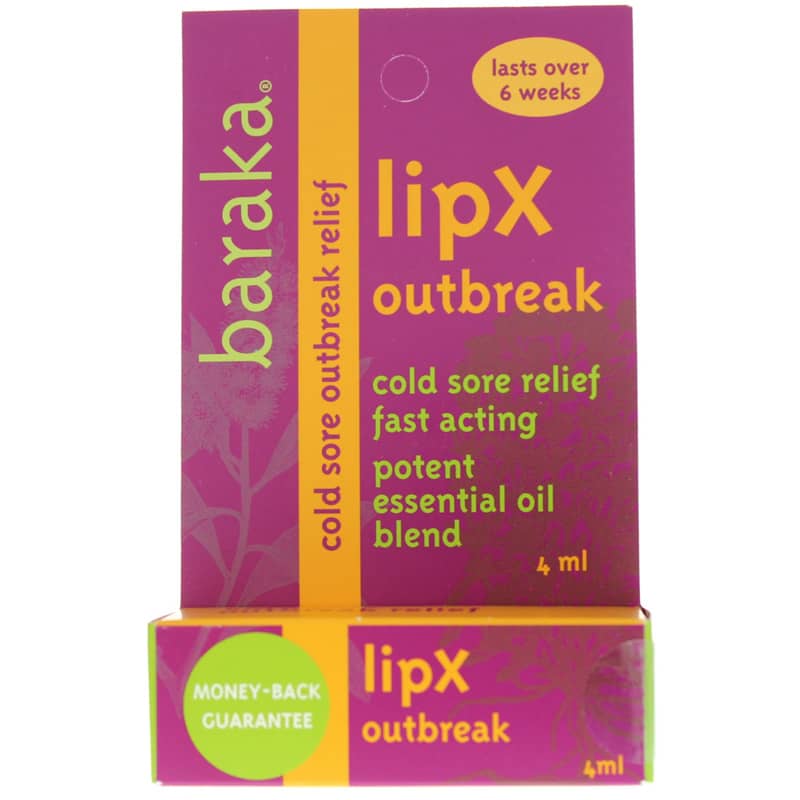 Baraka LipX Outbreak Cold Sore Relief 4 Ml