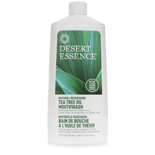 Desert Essence Tea Tree Oil Mouthwash 16 Oz