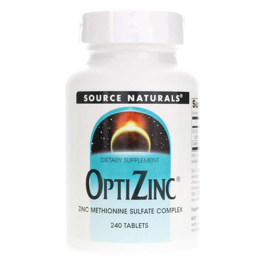 Source Naturals OptiZinc Zinc Methionine Sulfate Complex 240 Tablets
