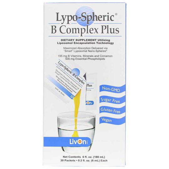 LivOn Laboratories Lypo-Spheric B-Complex Plus 30 Packets