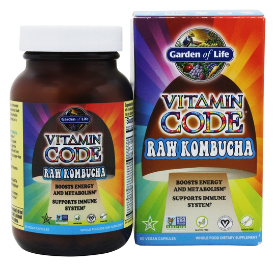 Garden of Life - Vitamin Code RAW Kombucha - 60 Vegan Caps