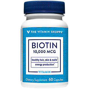 Biotin for Hair, Skin & Nails Support - 10,000 MCG (60 Capsules)