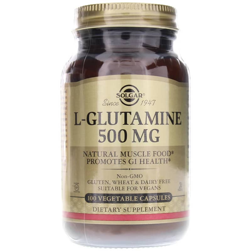 Solgar L-Glutamine 500 Mg 100 Veg Capsules