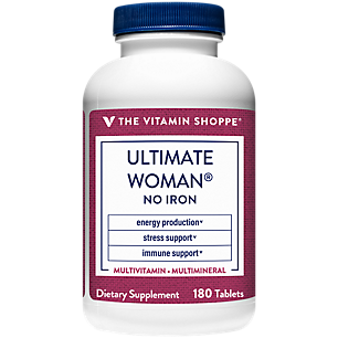 Ultimate Woman Iron Free Multivitamin & Multimineral - High Potency (180 Tablets)