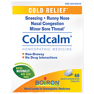 Coldcalm - Homeopathic Medicine for Cold Relief (60 Tablets)