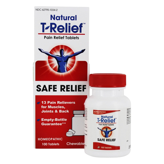 MediNatura - T-Relief - 100 Chewable Tablets