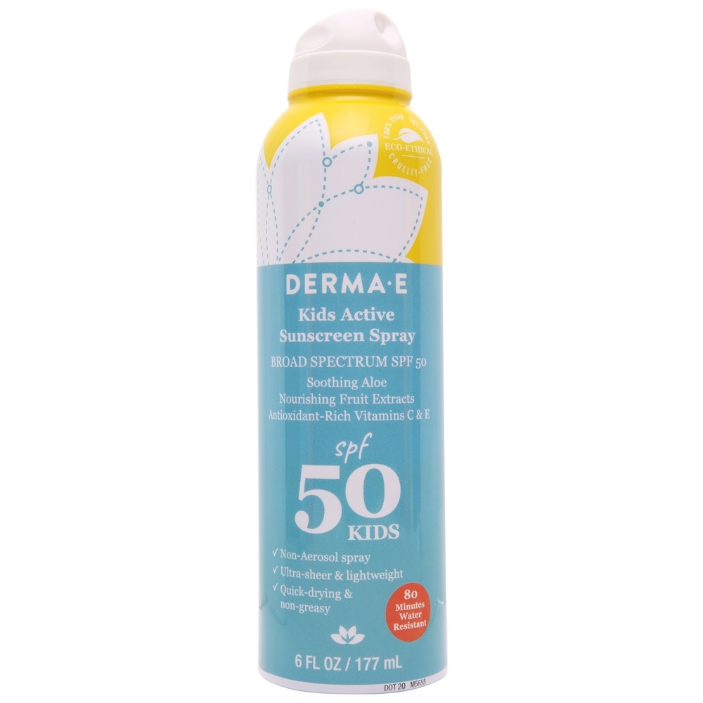 DERMA-E - Kids Active Sunscreen Spray 50 SPF - 6 fl. oz.