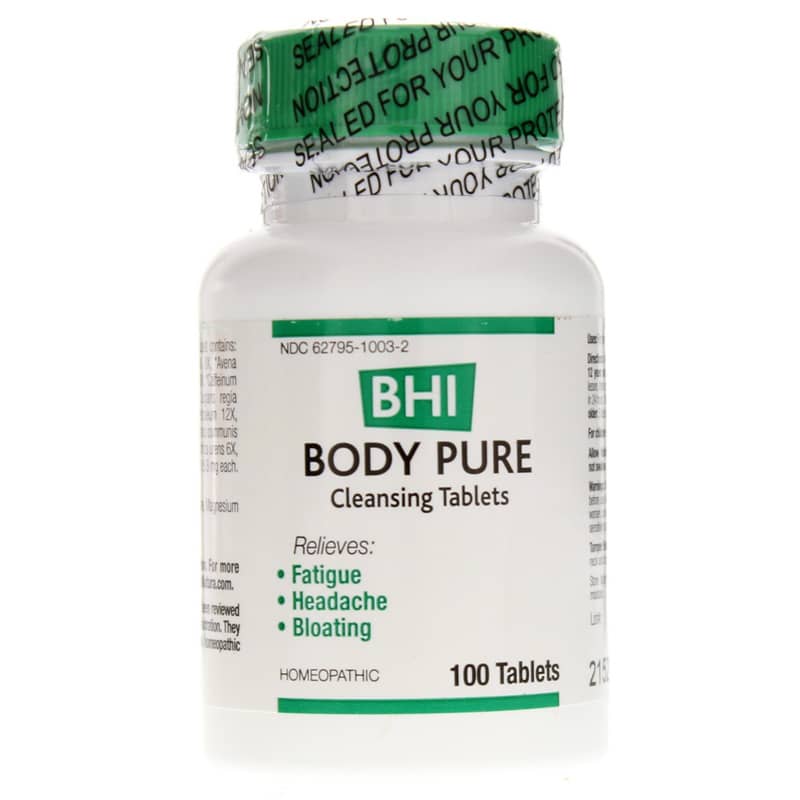 BHI Body Pure Cleansing Tablets 100 Tablets