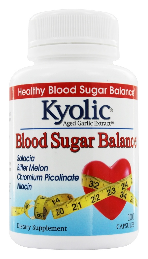 Kyolic - Aged Garlic Extract Blood Sugar Balance - 100 Capsules