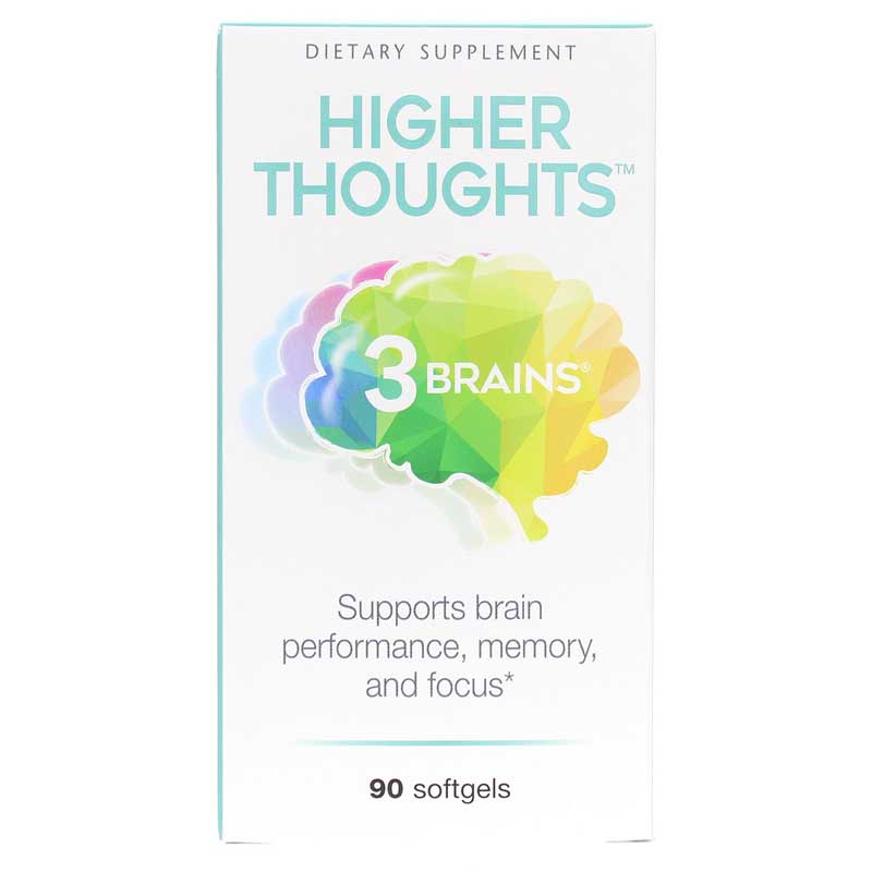 Natural Factors 3 Brains Higher Thoughts 90 Softgels