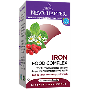 Organic Iron Whole-Food Complex (60 Tablets)