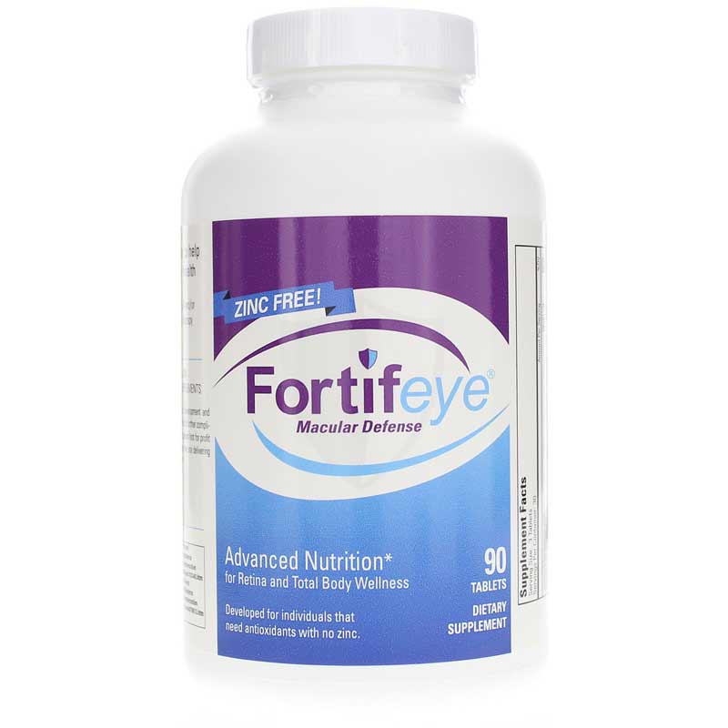 Fortifeye Vitamins Fortifeye Macular Defense Zinc Free 90 Tablets