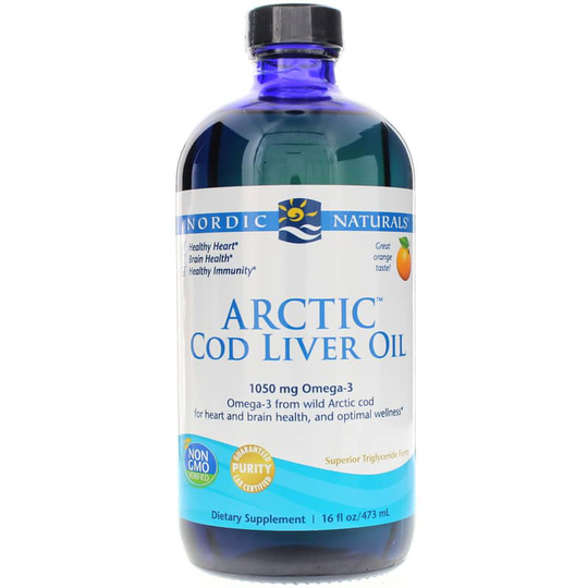 Nordic Naturals Arctic Cod Liver Oil Orange 16 Oz