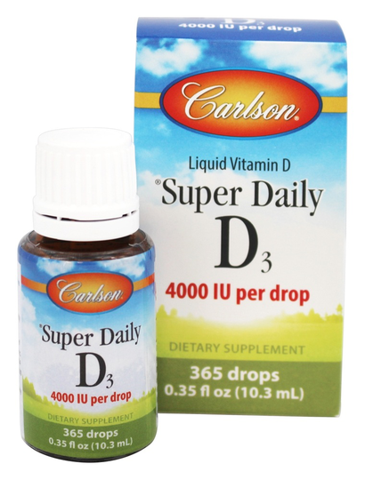 Carlson Labs - Super Daily D3 4000 IU - 0.35 fl. oz.