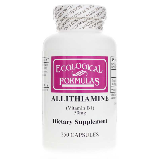 Ecological Formulas Allithiamine Vitamin B1 50 Mg 250 Capsules