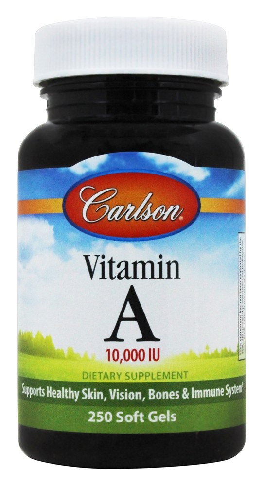 Carlson Labs - Vitamin A 10000 IU - 250 Softgels