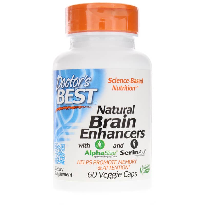 Doctors Best Natural Brain Enhancers 60 Veg Capsules