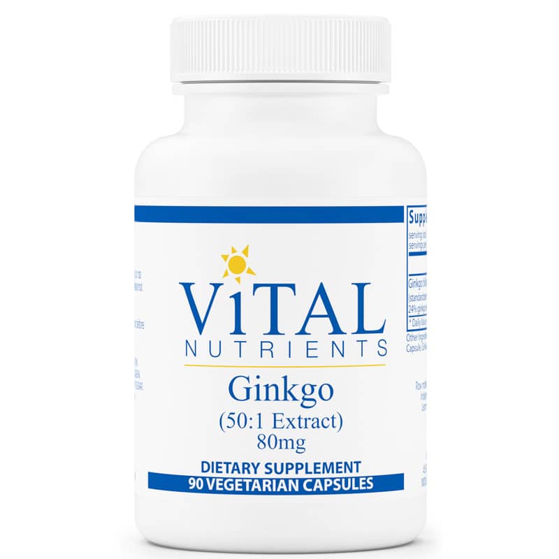 Vital Nutrients Ginkgo 80 Mg 90 Veg Capsules