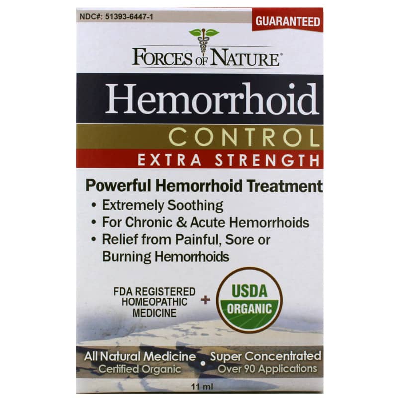 Forces Of Nature Hemorrhoid Control Extra Strength .34 Oz