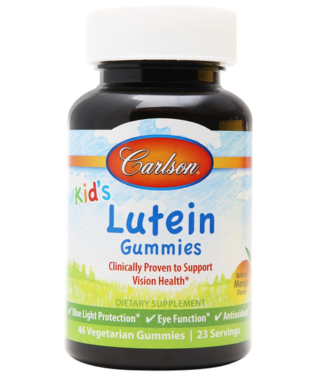 Carlson Labs - Kid's Lutein Gummies Natural Mango Flavor - 46 Vegetarian Gummies