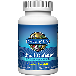 Primal Defense HSO Probiotic Formula - Hemostatic Soil Organism for Digestive Health (90 Vegetarian Caplets)