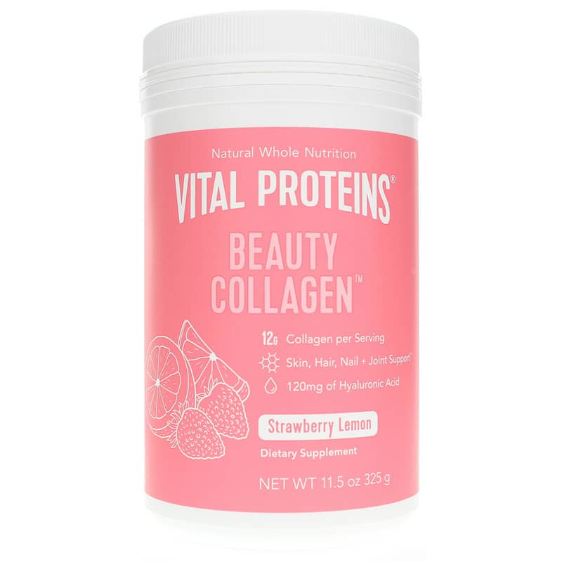 Vital Proteins Beauty Collagen Powder Strawberry Lemon 11.5 Oz