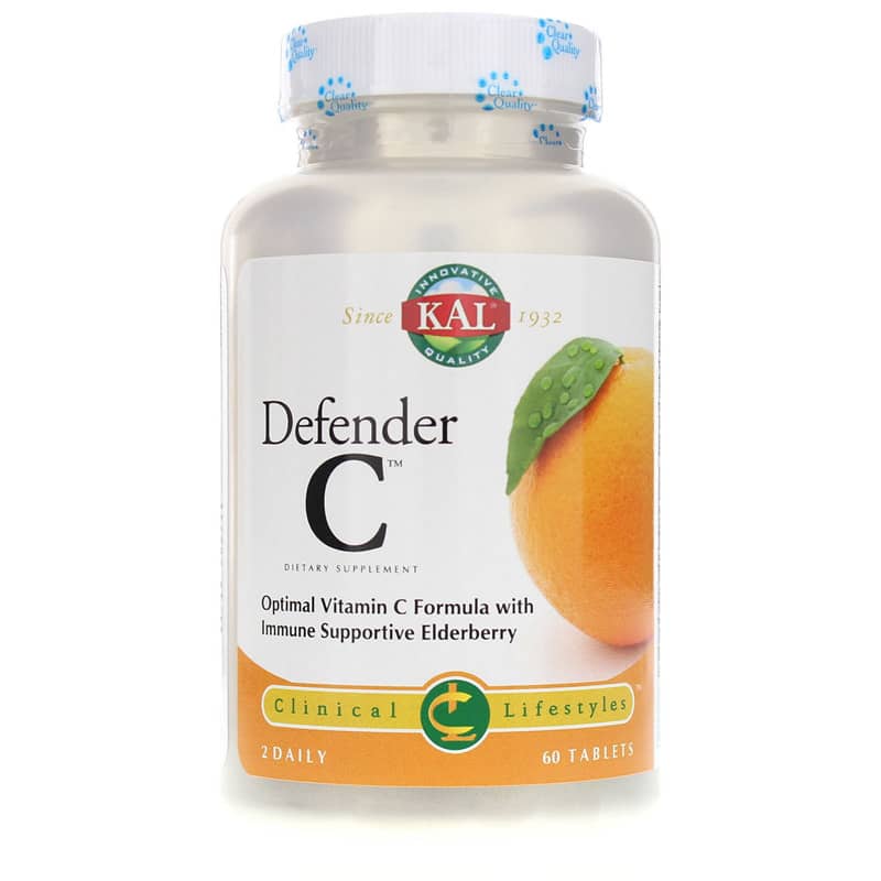 Kal Defender C Optimal Vitamin C Formula 60 Tablets