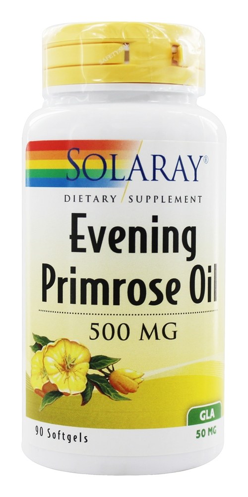 Solaray - Evening Primrose Oil High Potency 500 mg. - 90 Softgels