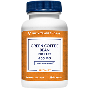 Green Coffee Bean Extract - Blood Sugar Support - 400 MG (180 Capsules)