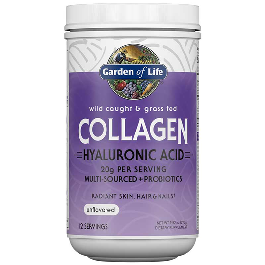 Garden of Life Collagen Hyaluronic Acid 9.52 Oz