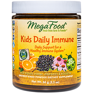 Kid's Daily Immune Powder with Organic Oranges, Elderberry & Echinacea (30 Servings)
