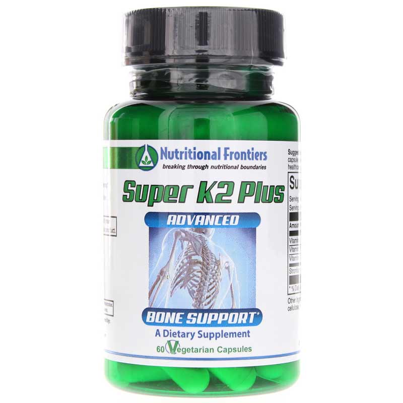 Nutritional Frontiers Super K2 Plus 60 Veg Capsules