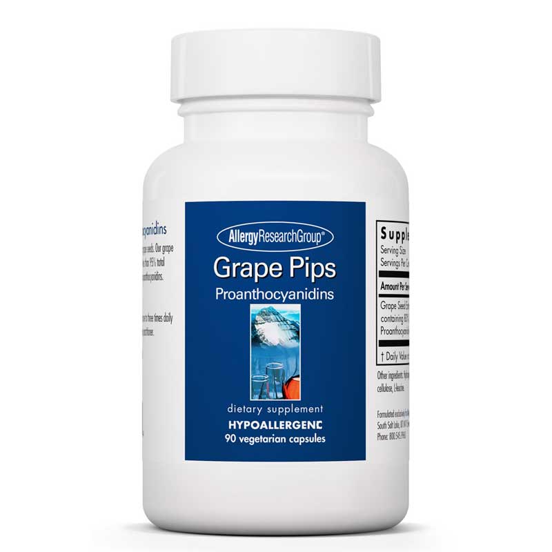 Allergy Research Group Grape Pips 90 Veg Capsules