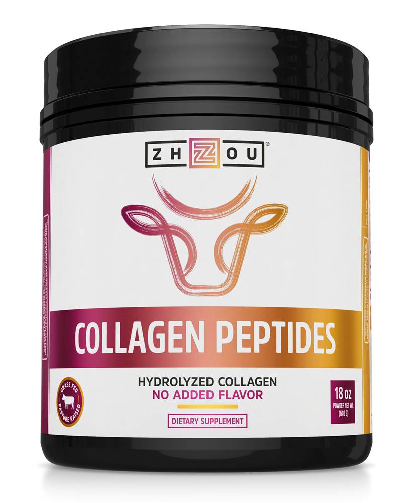 Zhou - Collagen Peptides Hydrolyzed Protein Powder Unflavored - 18 oz.